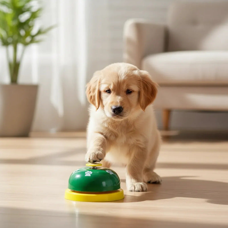 Campana De Entrenamiento Para Mascotas Perros Verde Musgo