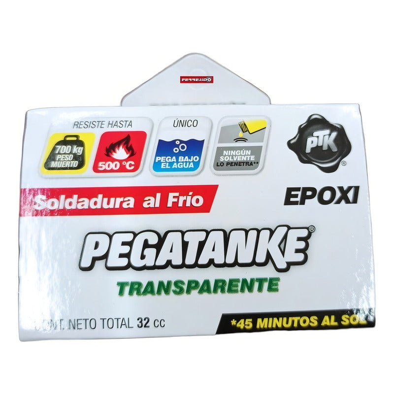 Pegamento Líquido Pegatanke Epoxi Transparente No Tóxico