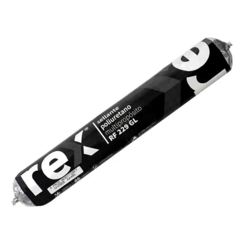 Sellante Poliuretano Negro Pu 600 Ml Multiproposito