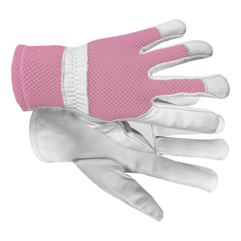 Guante Cabritilla Malla Rosado Getpro Talla M