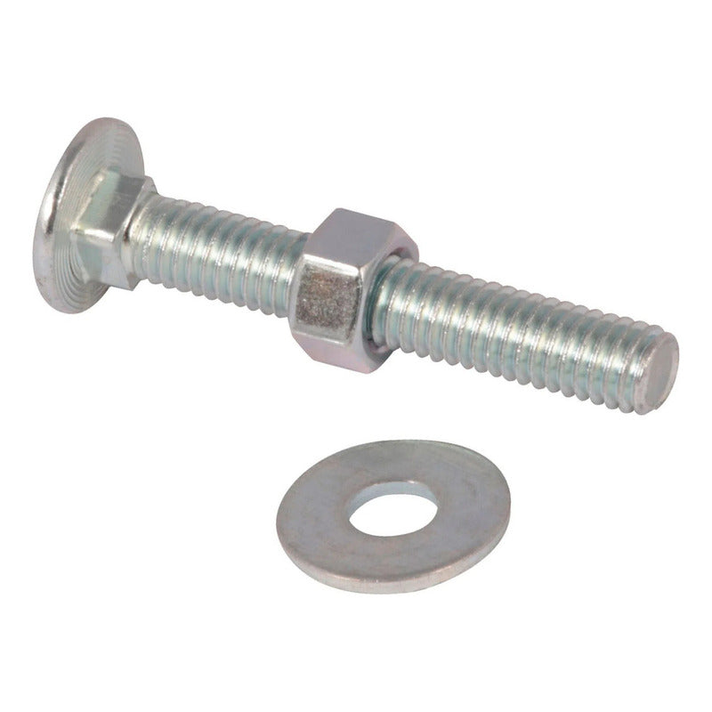 Pack Perno Coche 5/16 X 6 Zn+tuerca+golilla Pl Cte (100 Un)