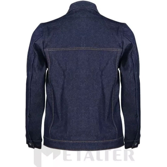 Chaqueta Mezclilla, Ropa De Trabajo. Certificado Talla 42 Azul 42