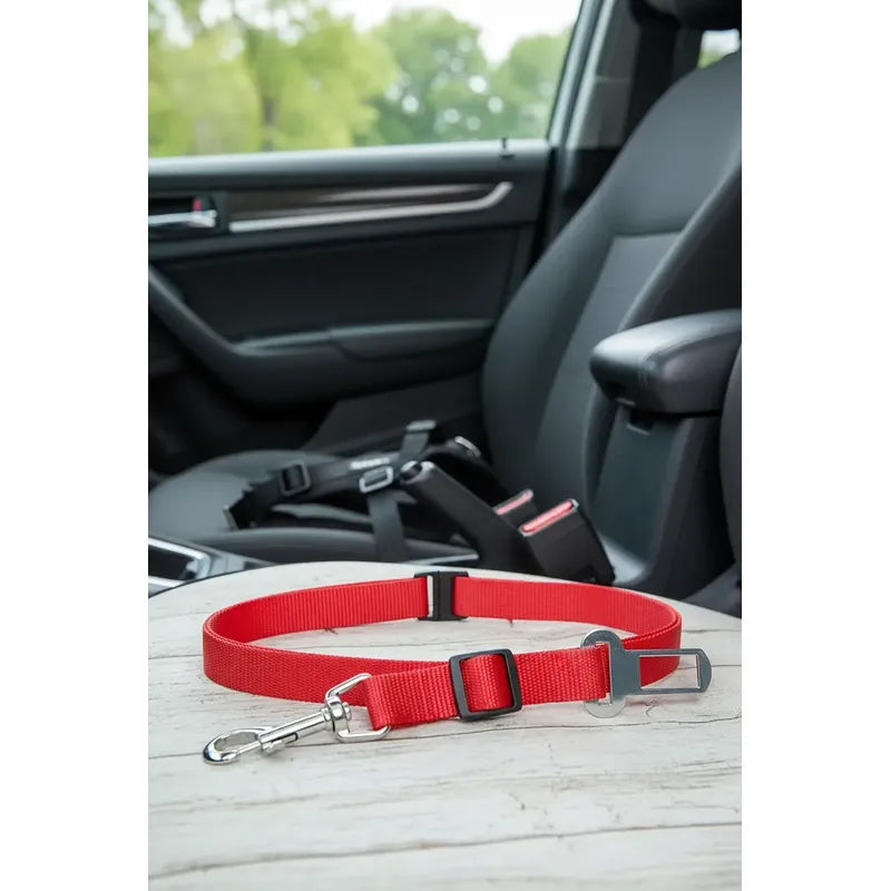 Cinturón De Seguridad Para Mascotas En Auto Arnes Oferta 2x1 Rojo Única