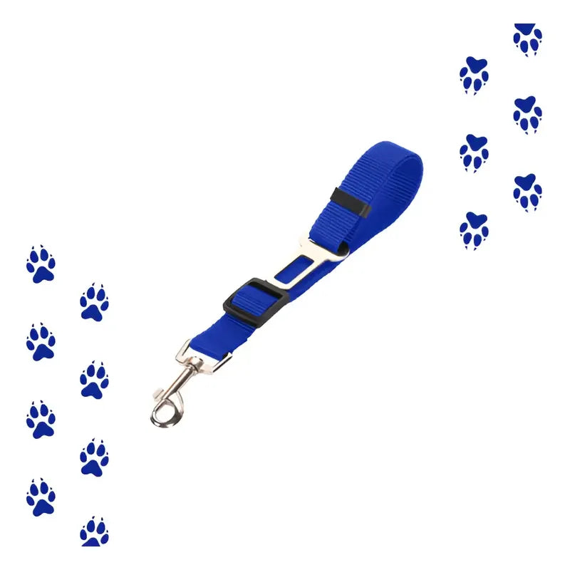 Cinturón De Seguridad Para Mascotas En Auto Arnes Oferta 2x1 Azul Única