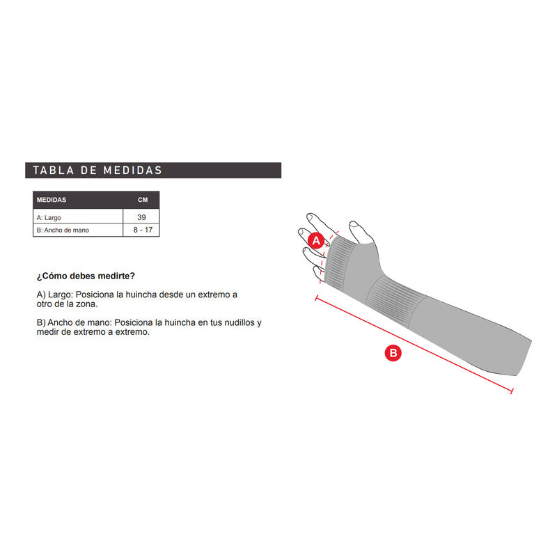 Manguilla Con Tecnología Cool Max Elásticada Talla Única