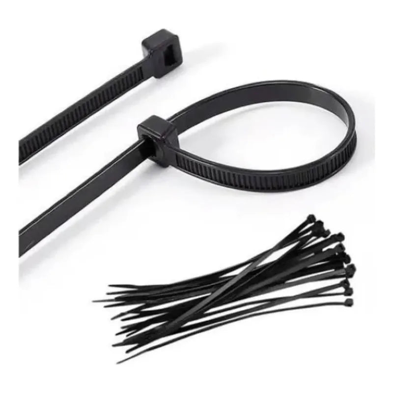Amarra Cable Negro 4.8x200mm Paquete De 100un Oferta 2x1 Negro