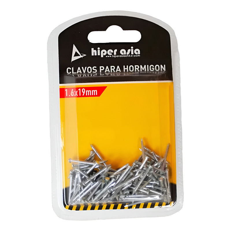 Pack De Clavos Pintado Negro 3.5 X 25mm