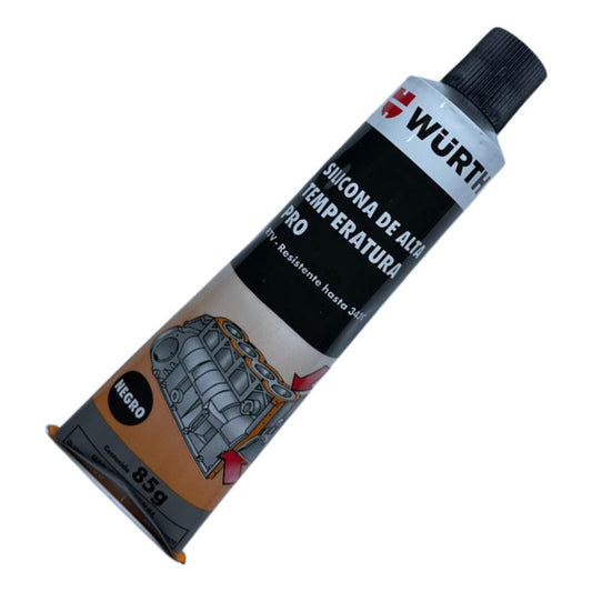 Silicona Alta Temperatura Negra Wurth