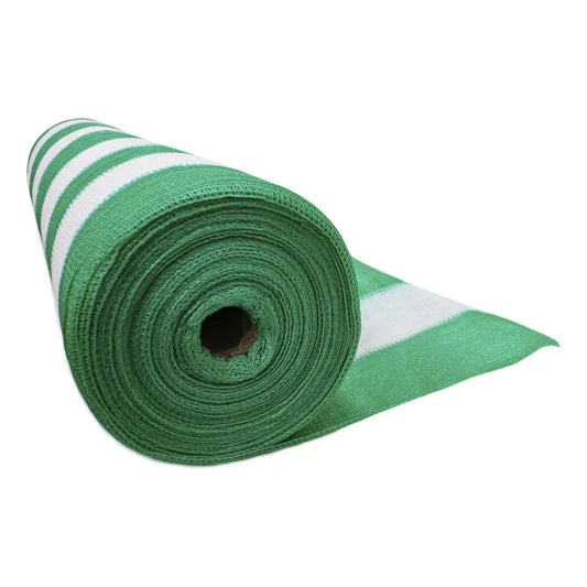 Malla Raschel Sombra 80% 2.10 Mts X 25 Mts Verde/blanco Verde/blanco