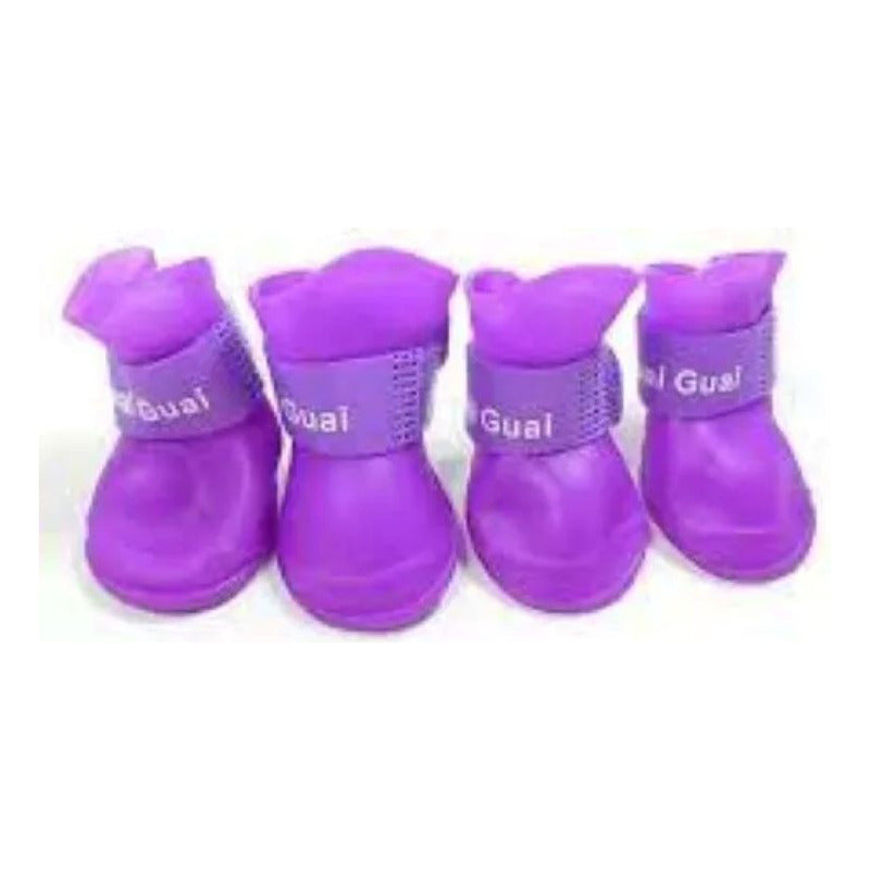 Botas Zapatos Antideslizante Impermeable Mascota Perro  M