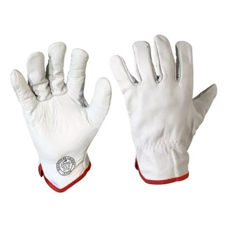 Guante De Trabajo De Cabritilla Sin Forro 50 Pares