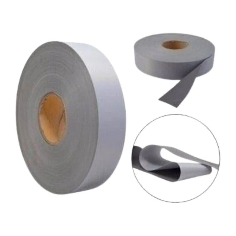 Cinta Reflectante Gris 2¨- 5cm X 100m