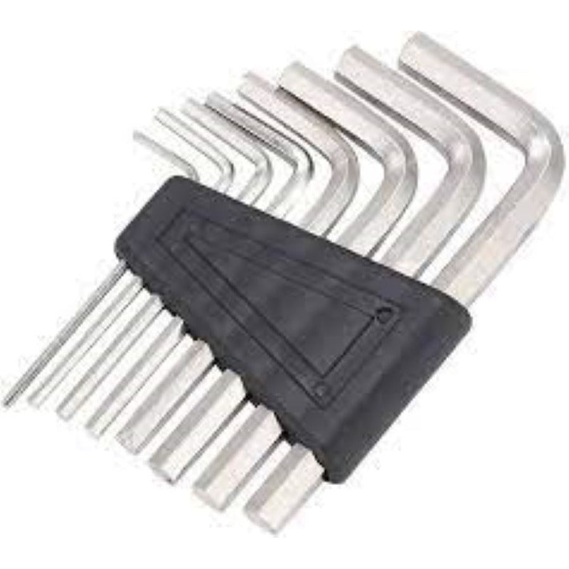 Juego Llave Allen 8 Piezas Cromada Makawa