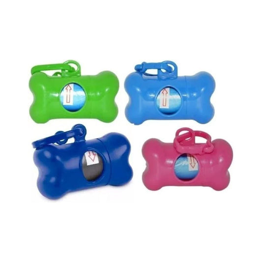 Dispensador De Bolsas Para Desechos De Perros Tipo Hueso