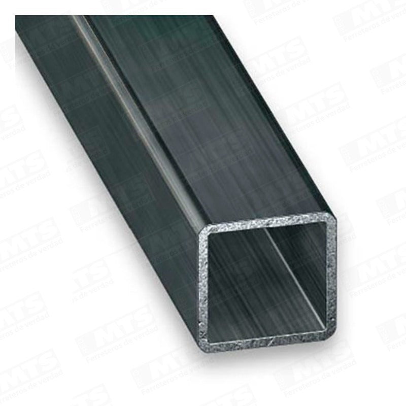 Perfil Cuadrado Acero Negro 20x20x1.5mm Largo 1.5 Mts
