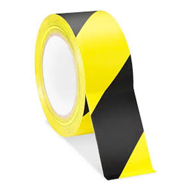 Cinta Demarcadora Amarilla/negra 15 Mtsx50mm Embalaje 48 Und