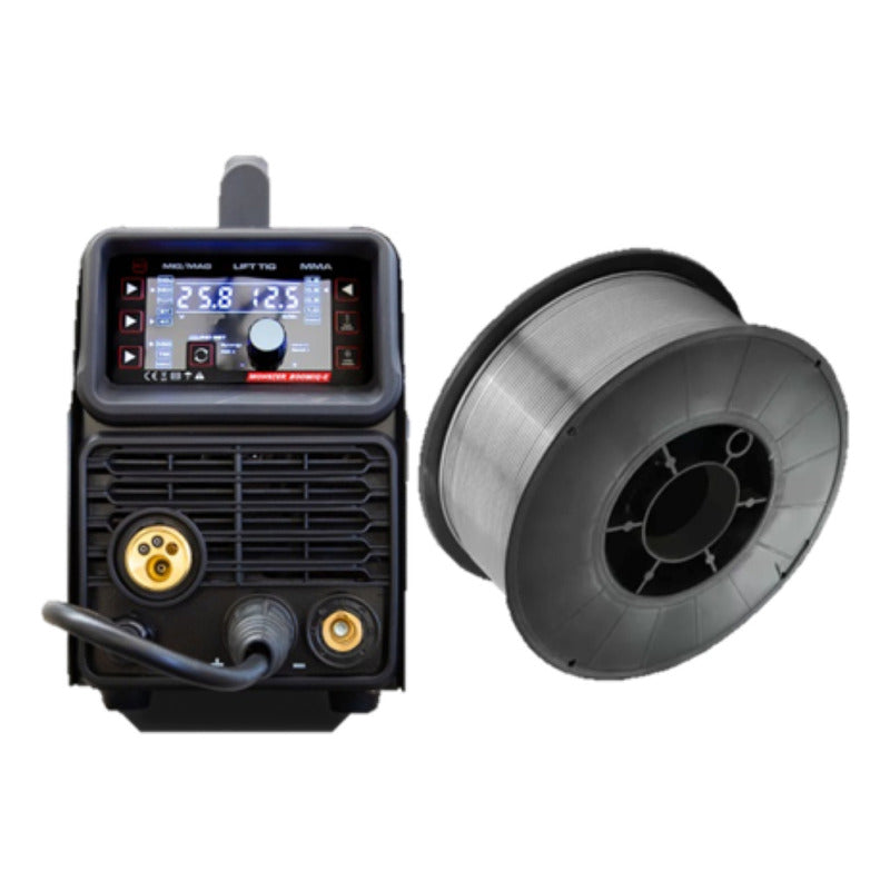 Soldadora Tigmig/mma Blackweld Monster 200a + Rollo Mig 0.45