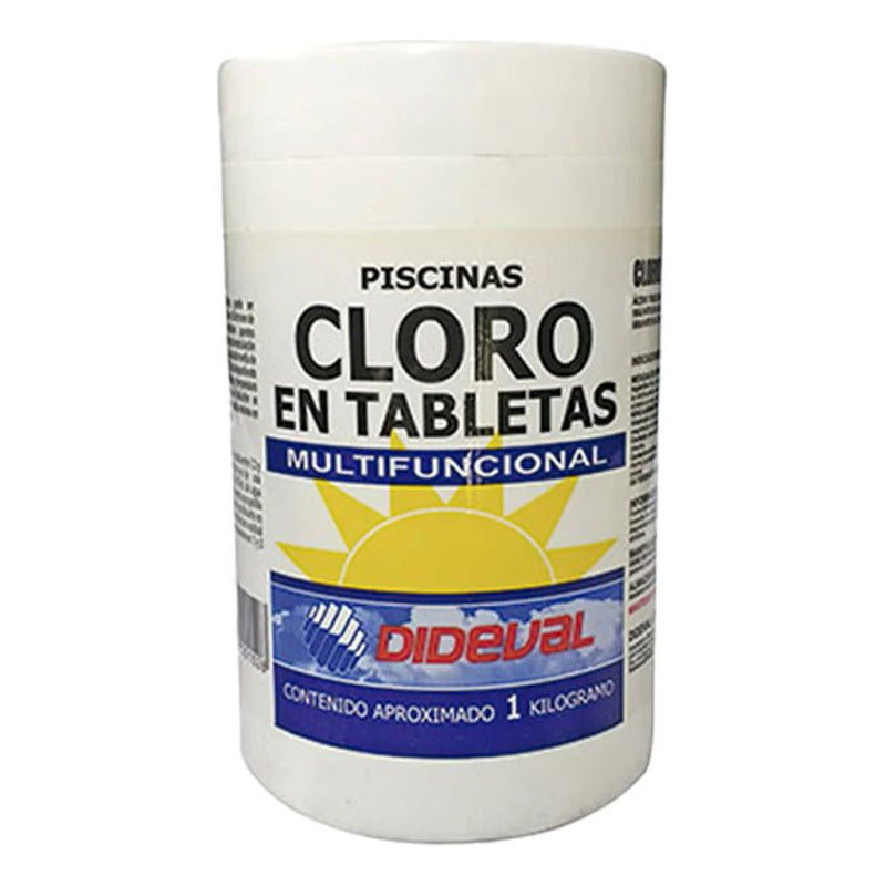Cloro Para Piscinas En Tabletas Triple Acción 1 Kg