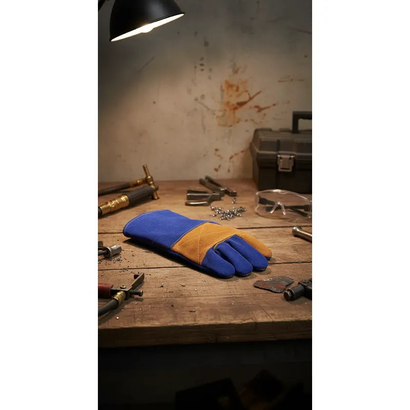 Guante Soldador Azul/forro Kevlar Oferta2x1 Azul