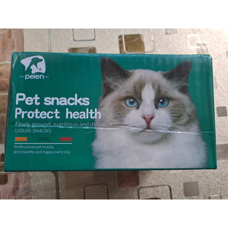 Caja Snack, Comida Húmeda Para Gatos Atún Salmón Pollo 45 Un