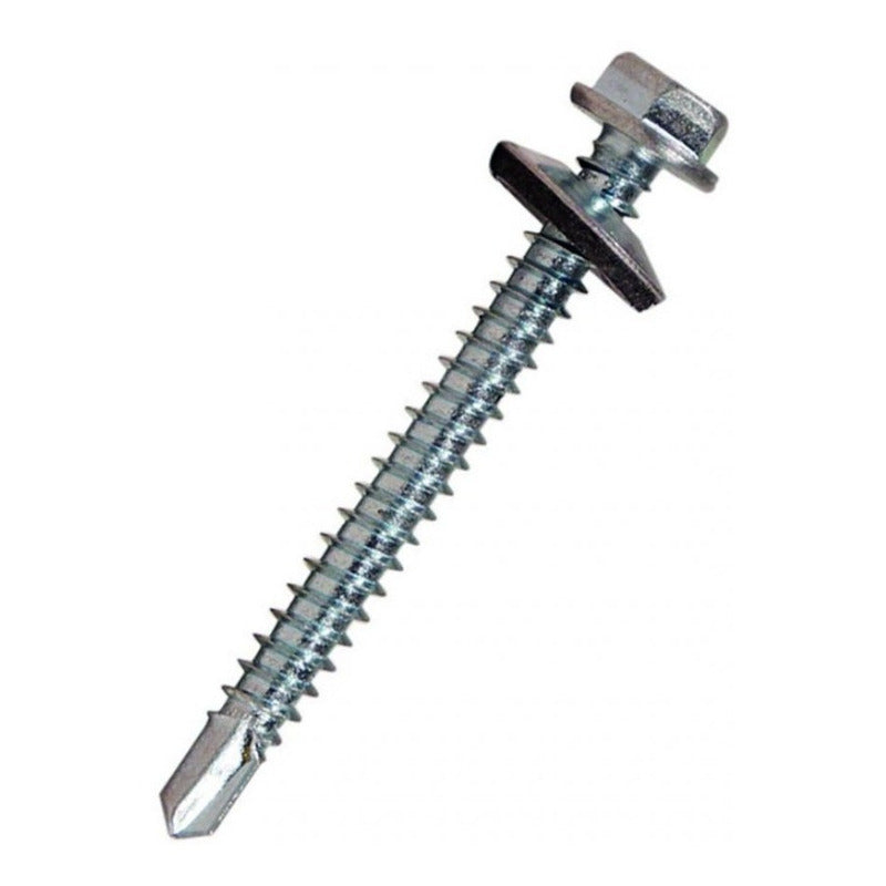 Tornillo Cabeza Hexagonal C/g Punta Broca 10x 1 (100un)