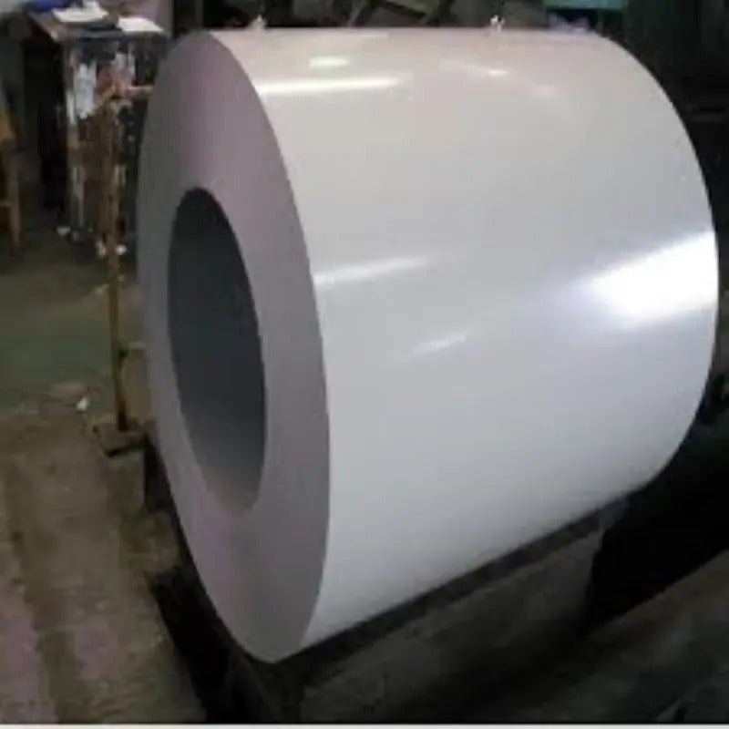 Acero Prepintado 0.5mmx1220mm Rollo De 30 Metros Blanco.