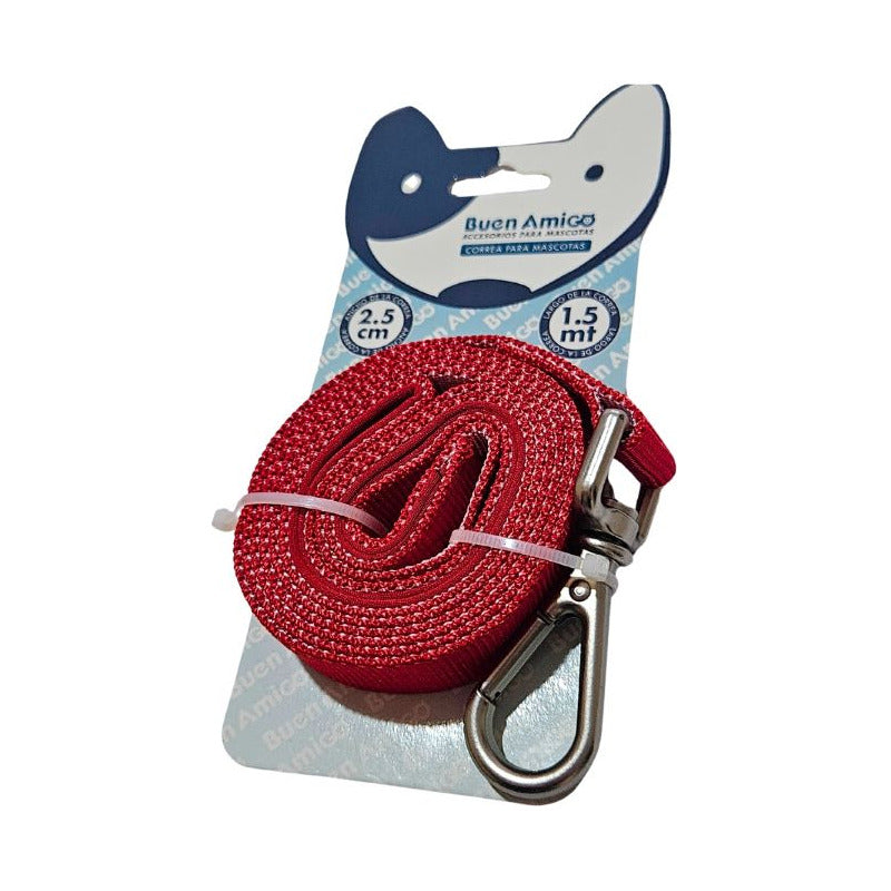Correa Fuerte Para Perros  Agarre Acolchado 1.5 Mts X 2.5 Cm