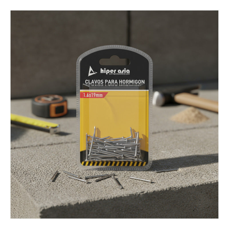 Pack De Clavos Pintado Negro 3.5 X 25mm