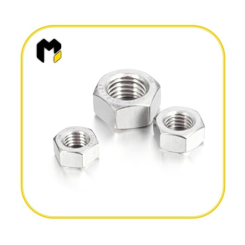 Tuerca Zn 1/4-20 (100 Unidades)