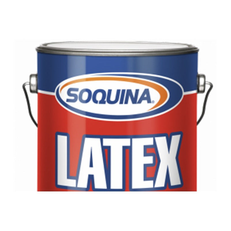 Pintura Latex Soquina Constructor Galon Antihongos Color Blanco