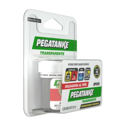 Pegamento Líquido Pegatanke Epoxi Transparente No Tóxico