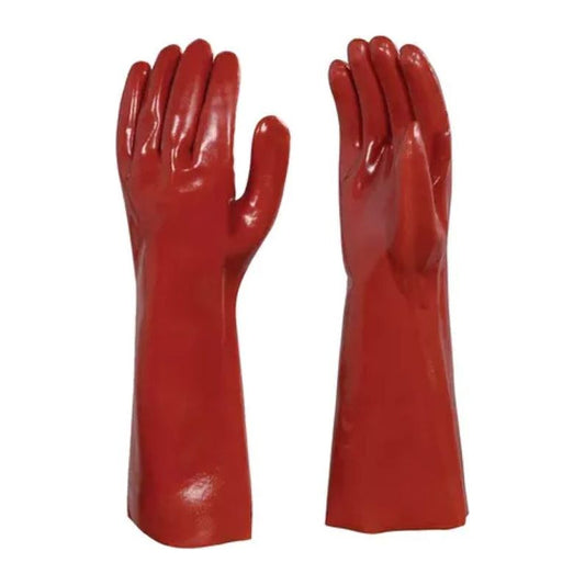 Guante Pvc Rojo 18 Pulgadas