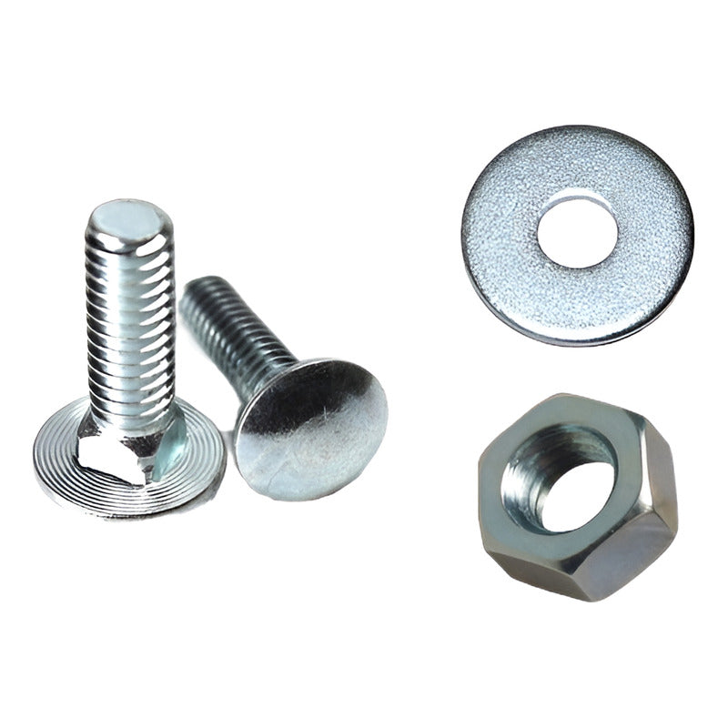 Pack Perno Coche 1/4x1.1/2 + Tuerca + Golilla Pl Cte(100 Un)