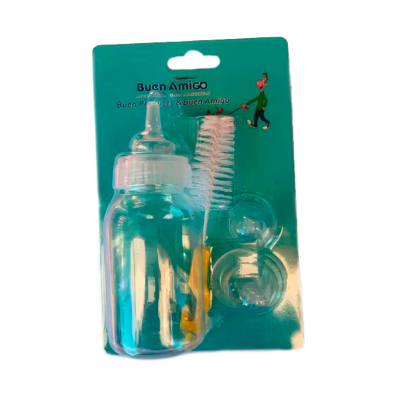 Set Biberon Mamadera Para Cachorros 120 Cc