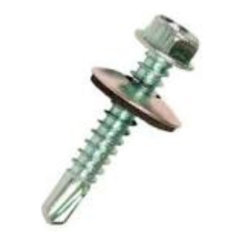 Tornillo Cabeza Hexagonal C/g Pta Broca 12-14 X 2 (100un)