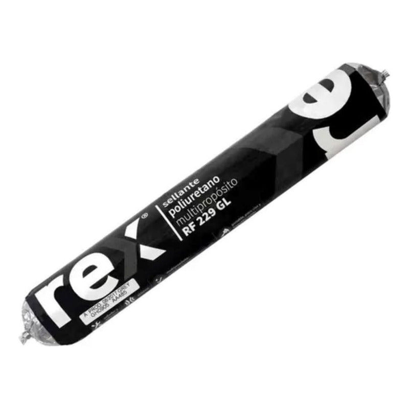 Sellante Poliuretano Negro Pu 600 Ml Multiproposito