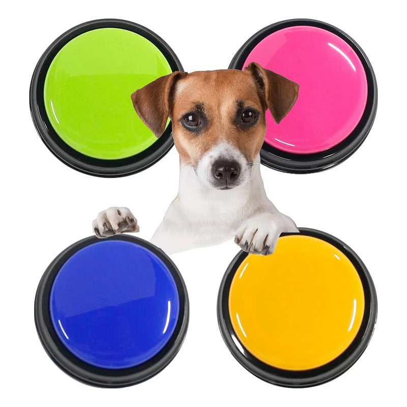 Campanas De Entrenamiento De Mascotas Comandos De Grabación Rosa Chicle
