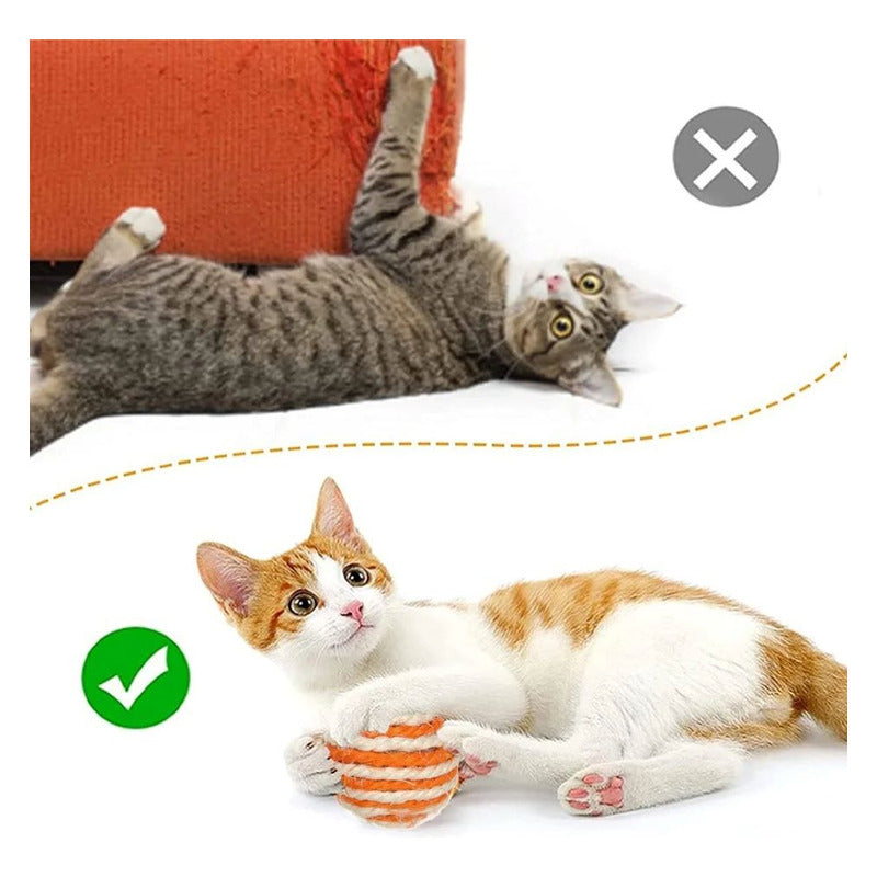 Pelota Para Rascar Gatos, Juguete Ecológico