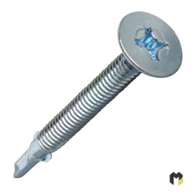 Tornillo Winger Zincado Con Alas 12-24 X 2