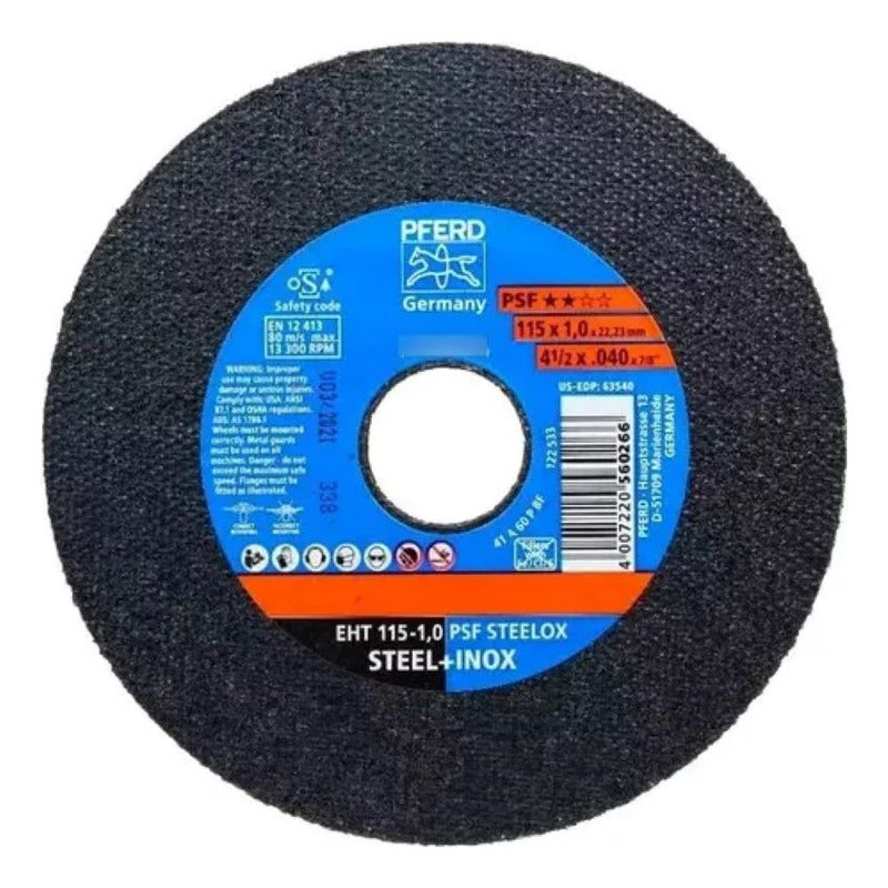 Disco De Corte Psf Liso 4.1/2 -1mm (25 Und)