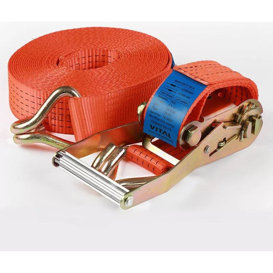 Eslinga Cinta Amarre Con Ratchet 2 Pulgada X 10 M