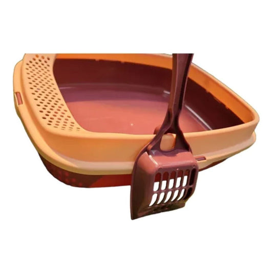 Arenero Con Pala Resistente Y Comodo Para Gatos