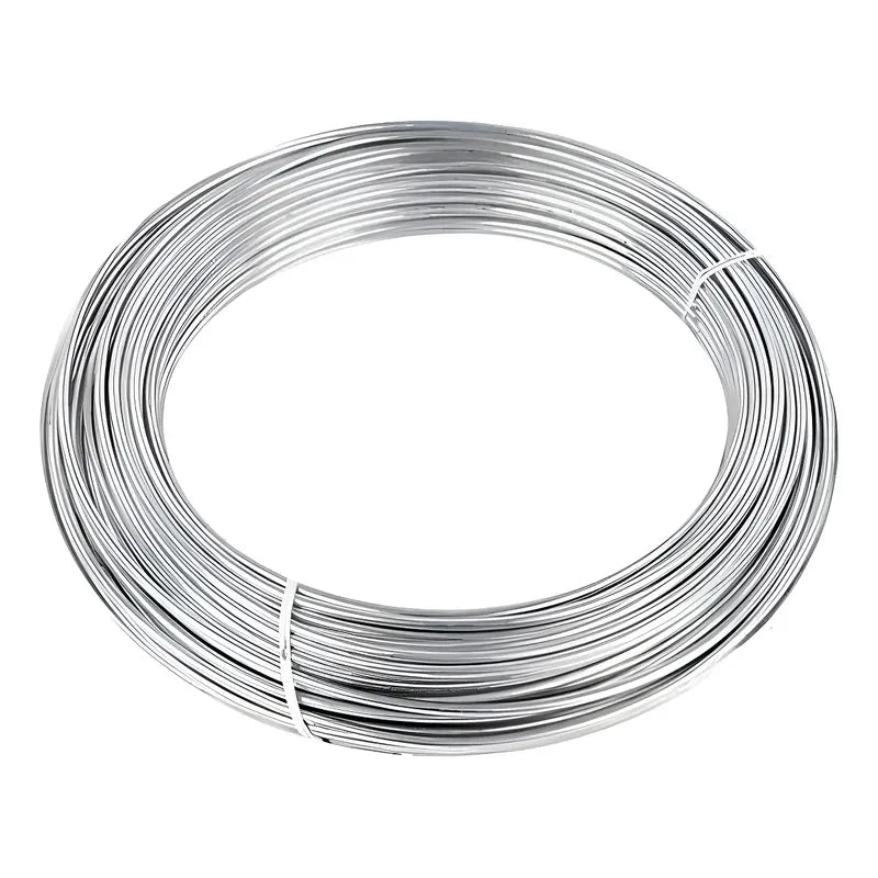 Alambre De Metal Calibre 14 Alambre Galvanizado 36.5 Mts Plateado