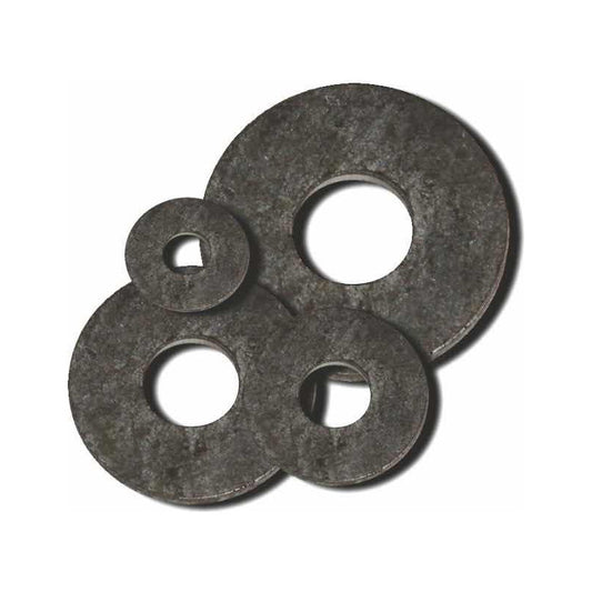 Golilla Plana Corriente Negra 5/16. 1 Kg.