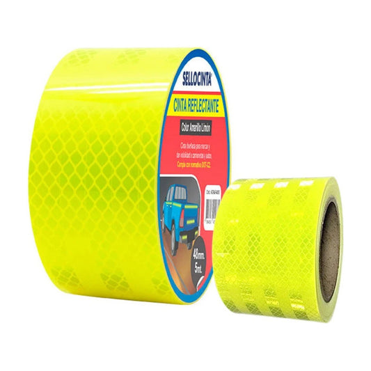 Cinta Reflectiva Dot-c2 Amarillo 5m