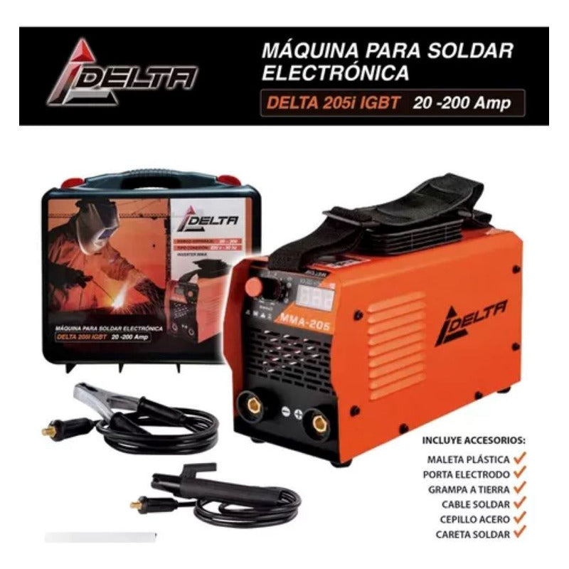 Soldadora Electroníca  Inverter 120 Amp Marca Delta