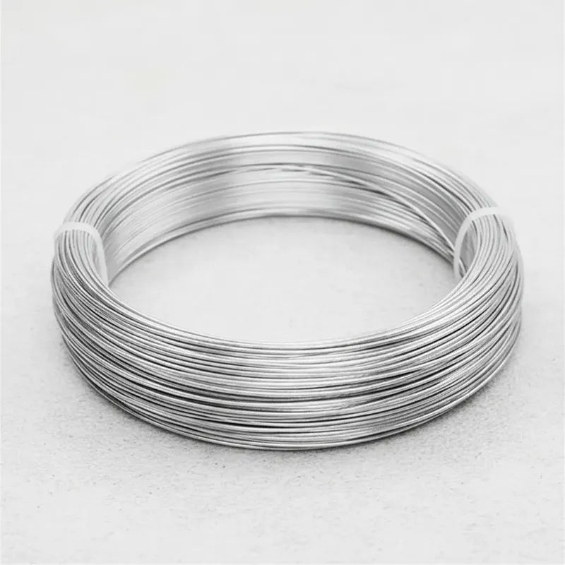 Alambre De Metal Calibre 14 Alambre Galvanizado 36.5 Mts Plateado