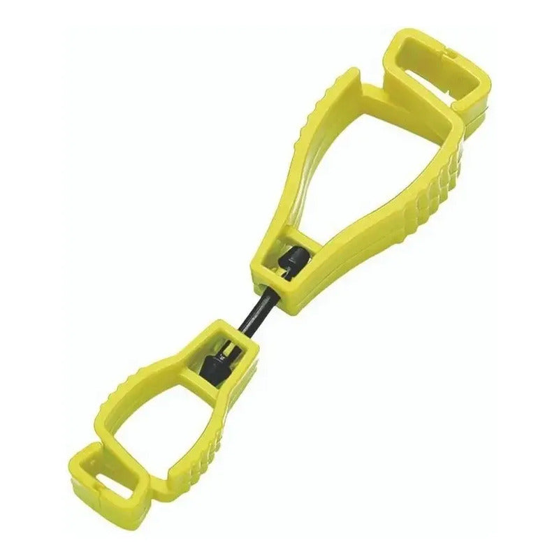 Guante De Cabritilla Rosa + Portaguantes Amarillo Rosa