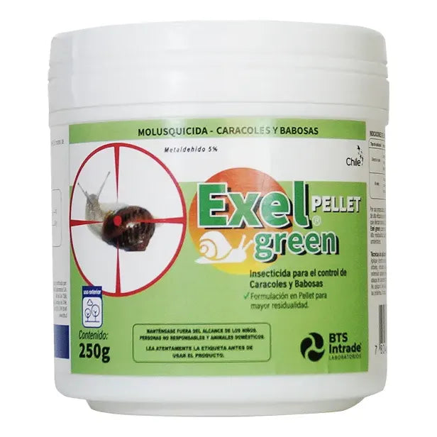 Exel Green Pellet Caracoles Y Babosas 250 G