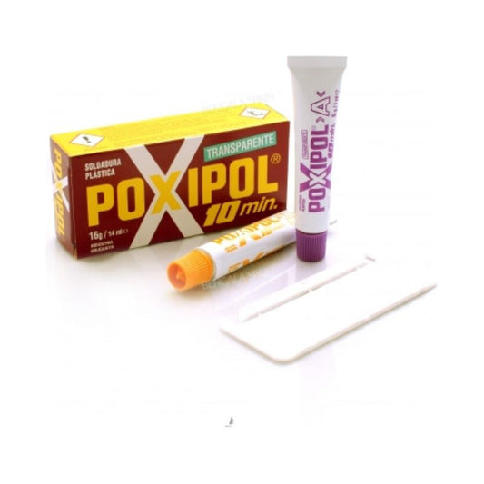 Poxipol Pegamento Transparente Soldadura Plastica